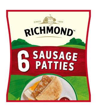Richmond 6 Sausage Patties 342g