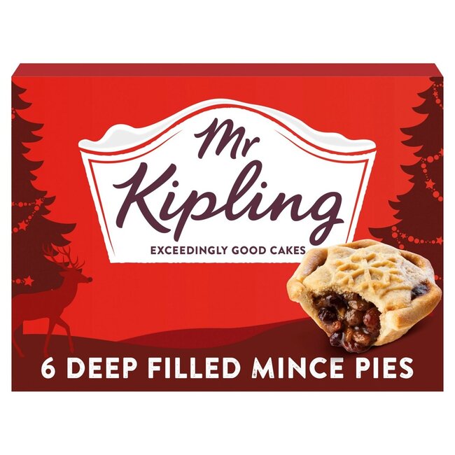 6 Deep Filled Mince Pies