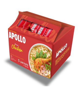 Apollo Instant Noodles Chicken Flavour 5 x 70g