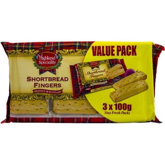 Shortbread Fingers 3x100g