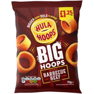 KP Big Hula Hoops BBQ Beef 70g