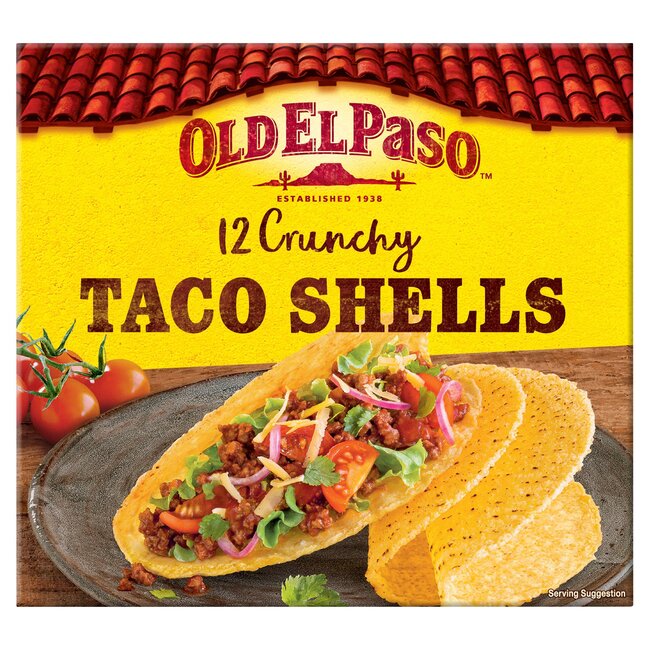 Crunchy Taco Shells x12 156g