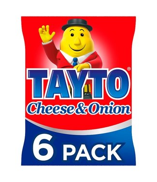 Tayto Cheese & Onion 6 Pack