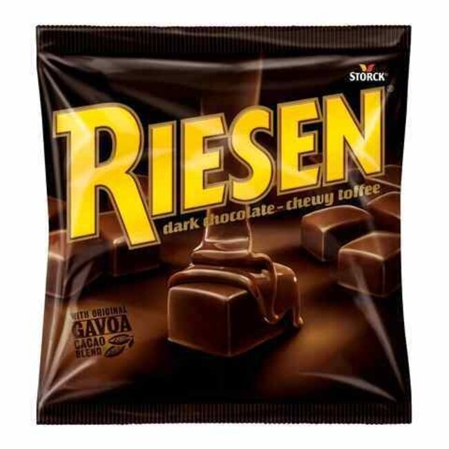 Riesen Dark Chocolate Chewy Toffee 110g