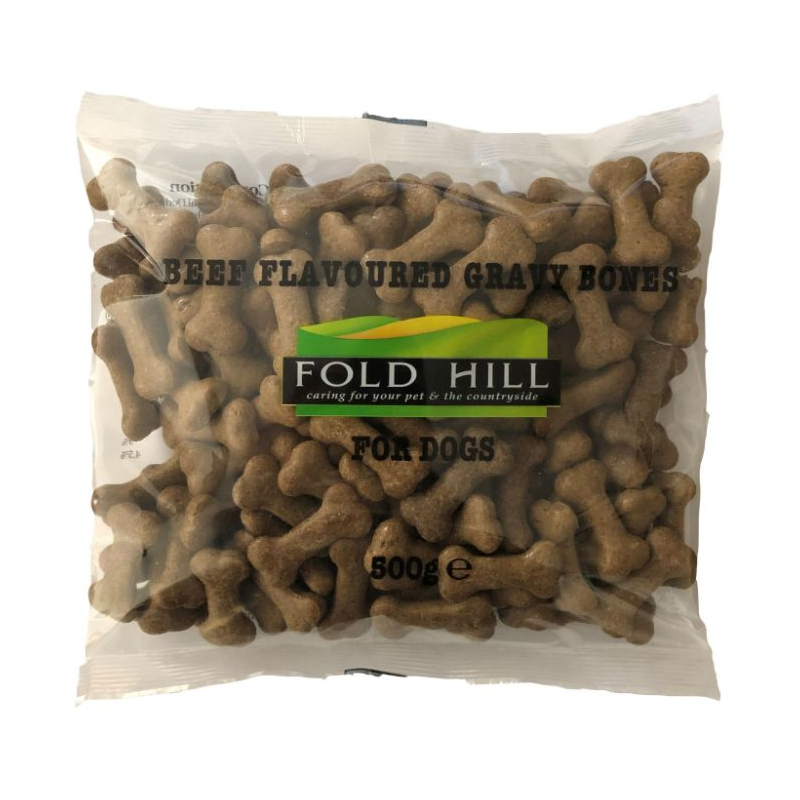Fold Hill Gravy Bones for Dogs 500g Russells British Store