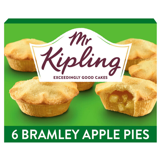 6 Bramley Apple Pies