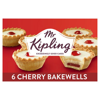 Mr Kipling 6 Cherry Bakewells