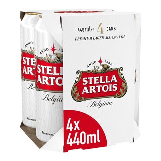 Stella Artois Premium Lager 4x440ml
