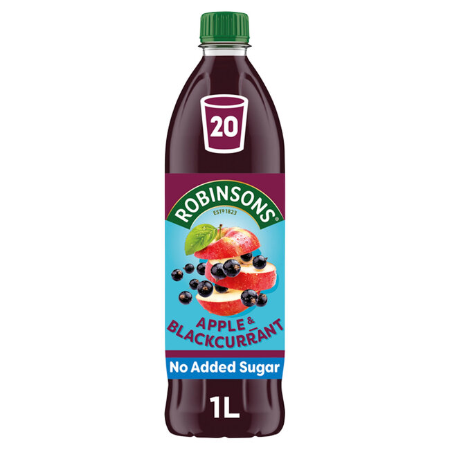 Apple & Blackcurrant Squash 1L