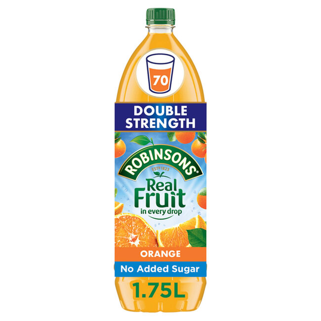 Double Concentrate Orange Fruit Squash 1.75L