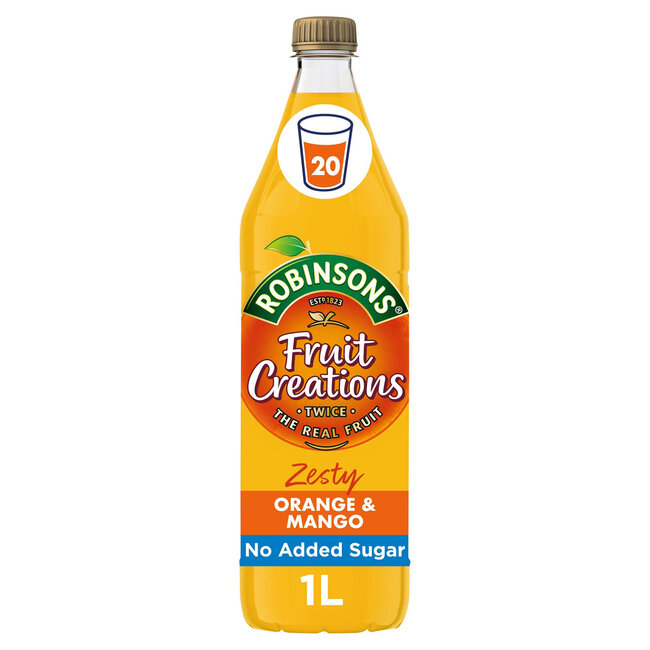 Fruit Creations Zesty Orange & Mango 1L