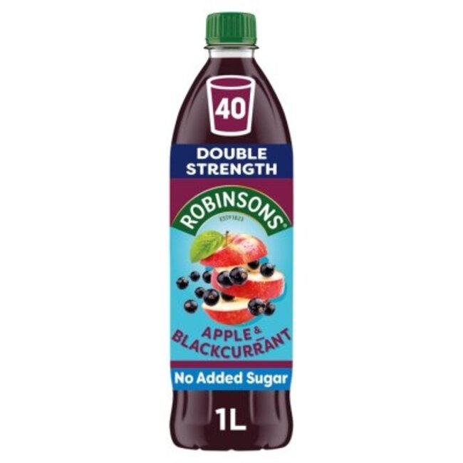 Double Concentrate Apple & Blackcurrant Nas 1L