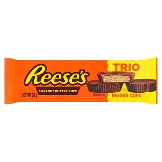 Hersheys Reeses Trio Peanut Butter Cups 63g