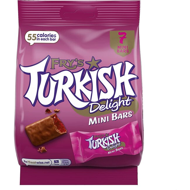 Turkish Delight Mini Bars 105g