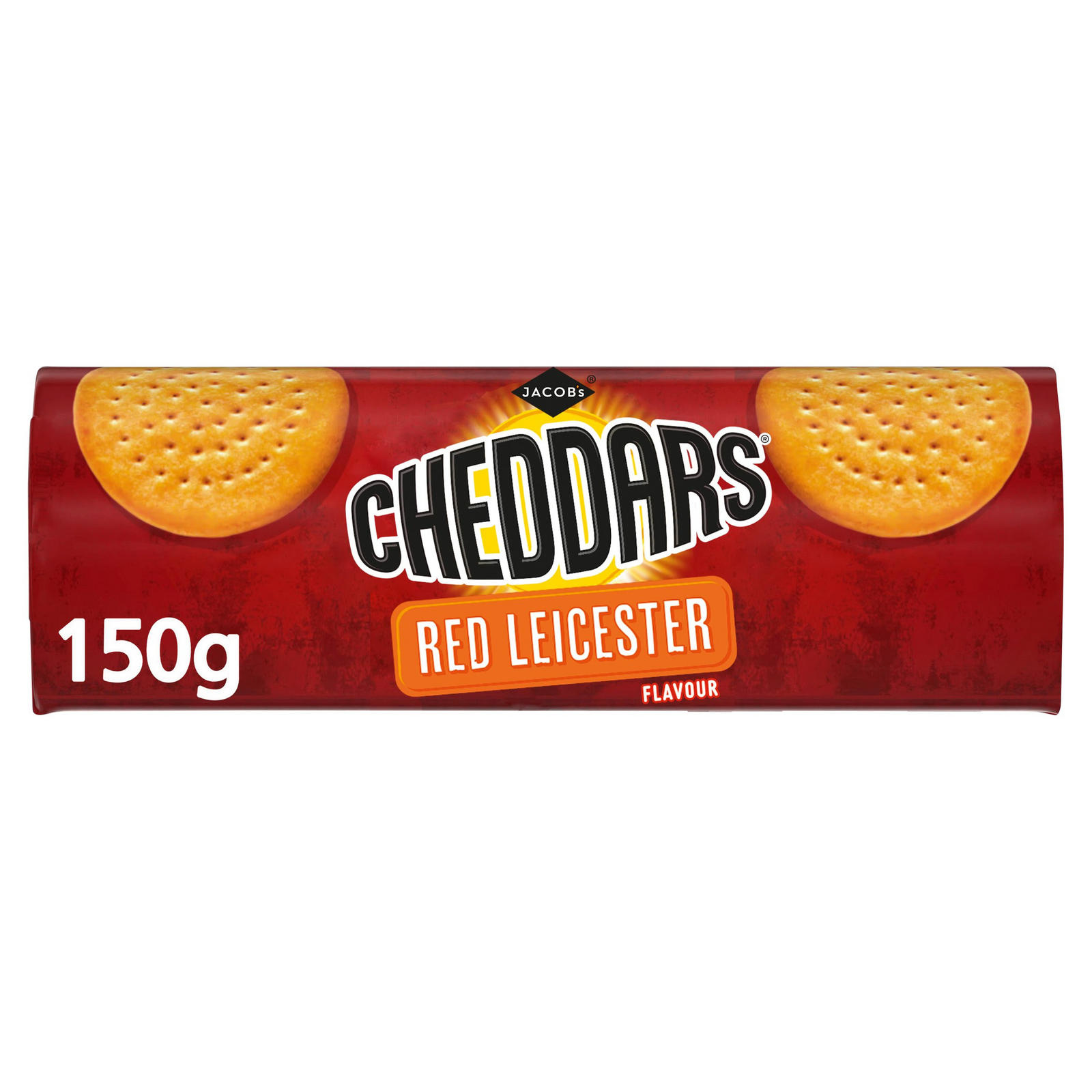 Jacobs Baked Cheddars Red Leicester Biscuits 150g Russells British Store