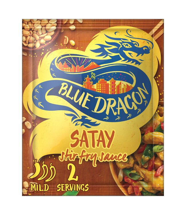 Blue Dragon Satay Stir Fry Sauce 120g Russells British Store