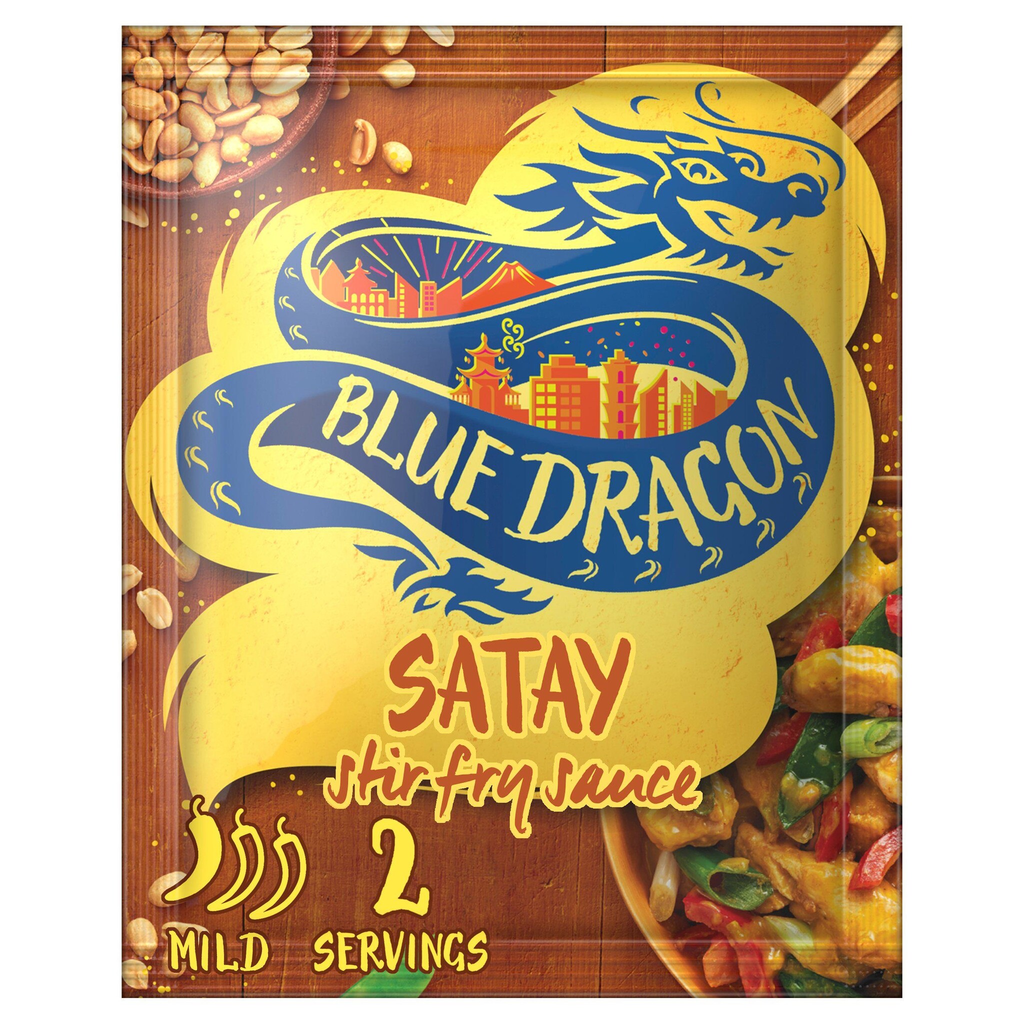 Blue Dragon Satay Stir Fry Sauce 120g Russells British Store