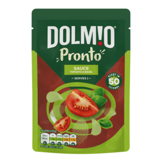 Dolmio Tomato and Basil Pasta Sauce Microwave Pouch 170g