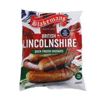 Blakemans 8 Lincolnshire Sausages 454g