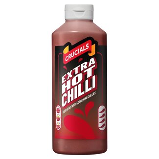 Crucials Extra Hot Chilli Squeezy Sauce 500ml