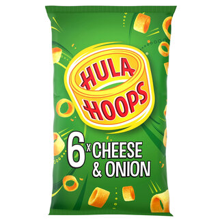 KP Hula Hoops Cheese & Onion Multipack 6 Pack