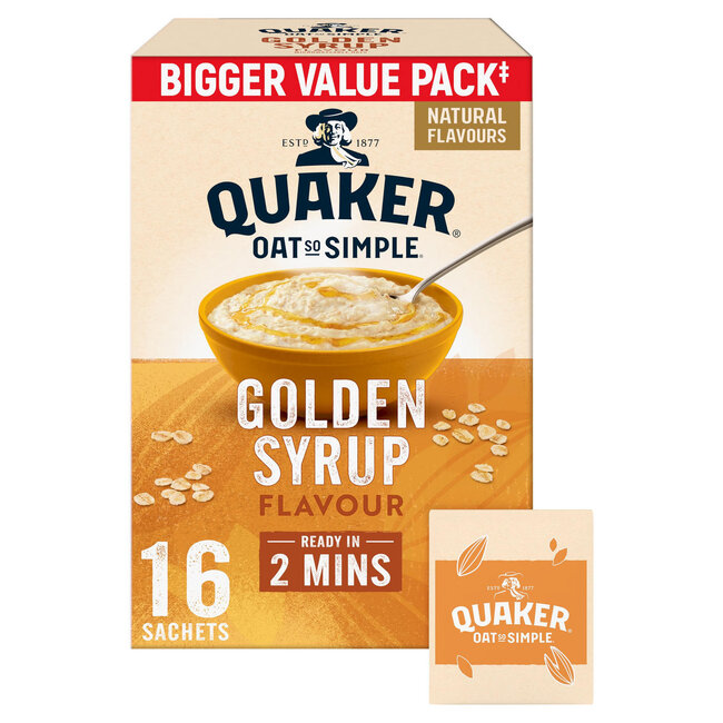 Oat so Simple Golden Syrup 16 Sachets