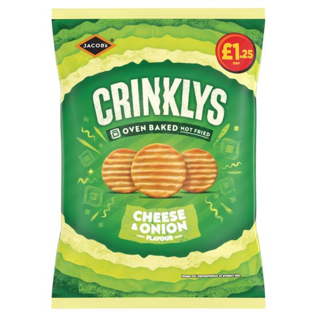 Crinklys Cheese & Onion 90g