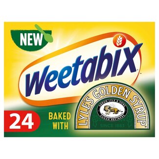 Weetabix Lyles Golden Syrup 24 Biscuits