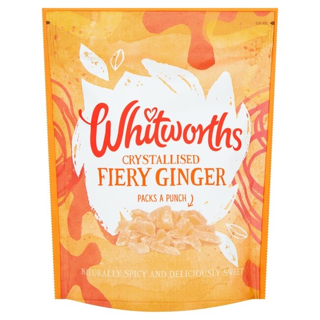 Crystallised Fiery Ginger 175g