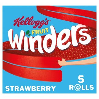 Kelloggs Strawberry Fruit Winders 5x17g