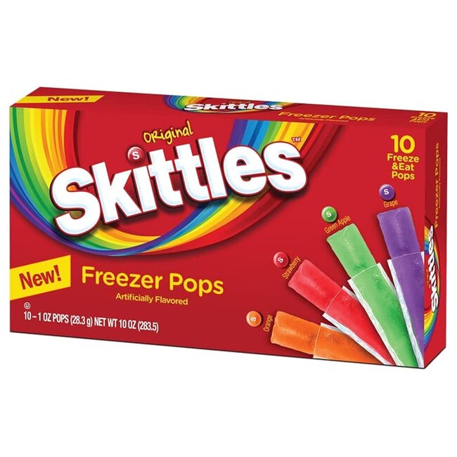 Skittles Freezer Pops 10pk 283.5g