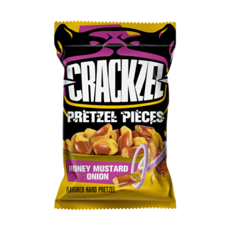 Crackzel Honey Mustard Onion Pretzels 85g