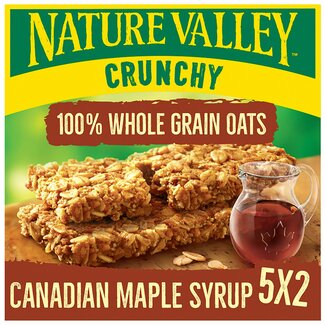 Nature Valley Crunchy Oats & Maple Syrup 10 Bars (5x2)