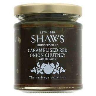 Shaws of Huddersfield Heritage Caramelised Red Onion Chutney 195g