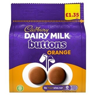 Cadburys Dairy Milk Orange Giant Buttons 95g