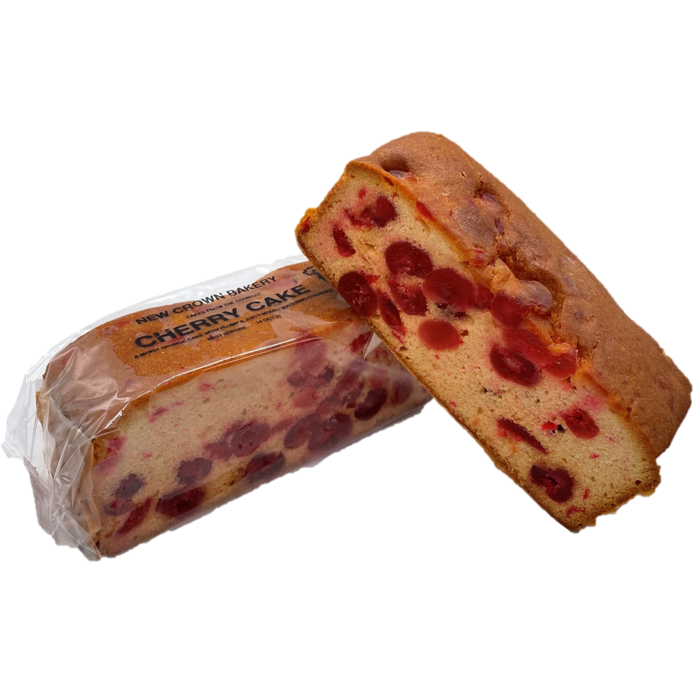 New Crown Bakery Cherry Cake Slab Russells British Store