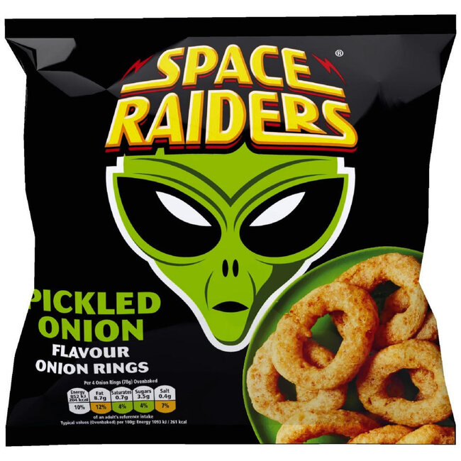 Space Raiders® Pickled Onion Flavour Onion Rings 450g