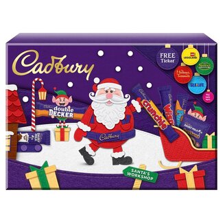 Cadburys Medium Santa Chocolate Selection Box 125g