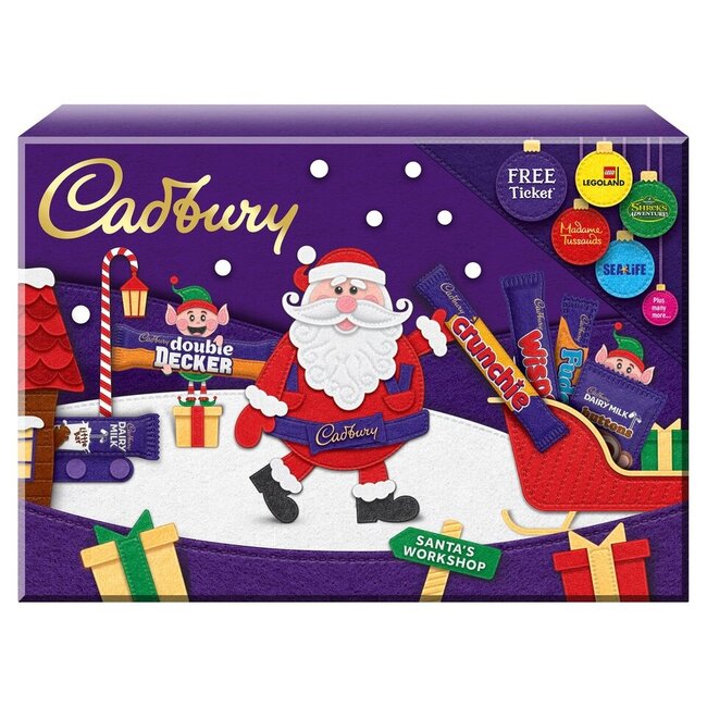 Medium Santa Chocolate Selection Box 125g