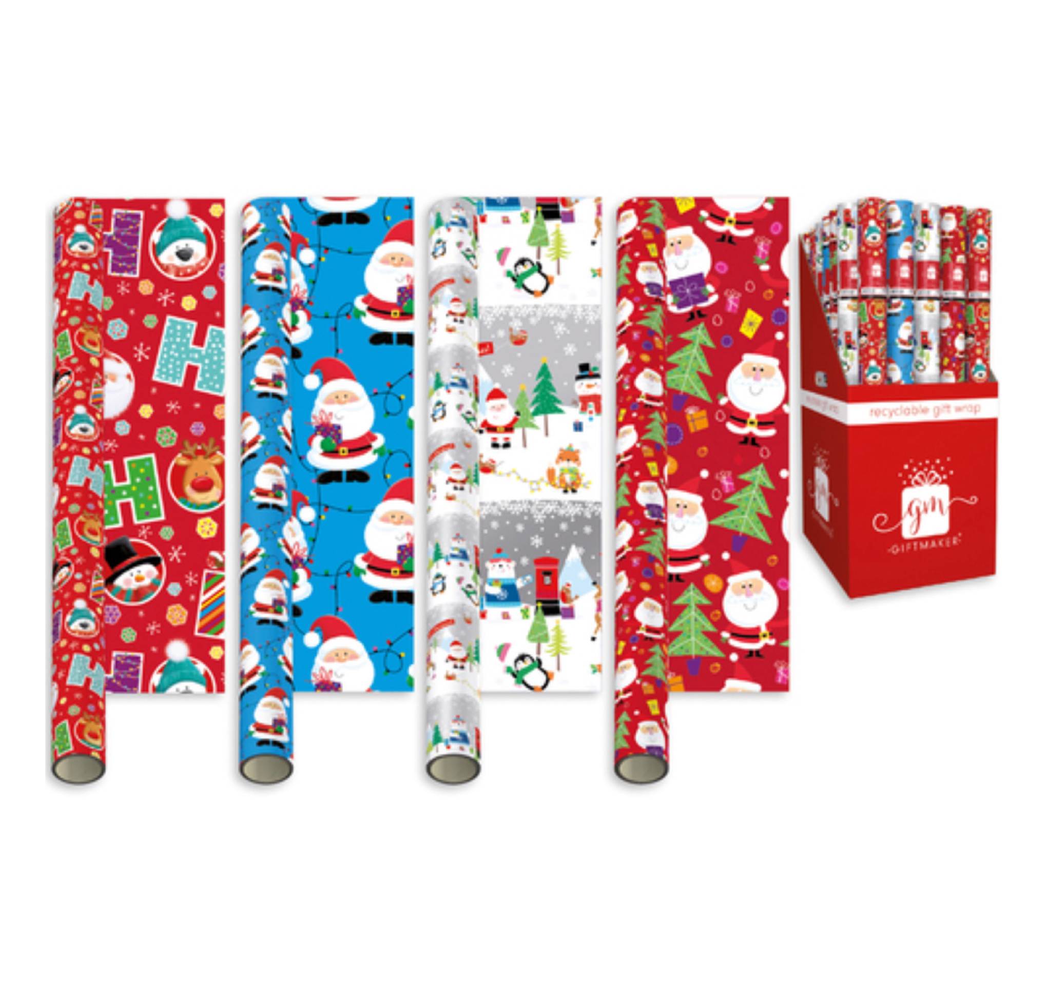 7M Christmas Wrapping Paper Roll Russells British Store