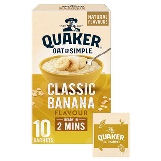 Quaker Oat So Simple Classic Banana Porridge 10 Sachets