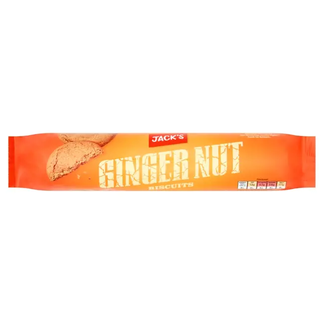 Jacks Ginger Nut Biscuits 200g Russells British Store