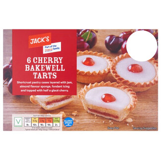 Jacks 6 Cherry Bakewell Tarts