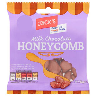 Jacks Milk Chocolate Honeycomb 87.5g