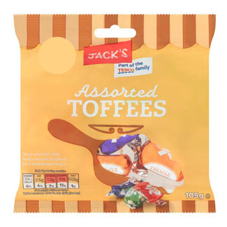 Jacks Assorted Toffees 105g