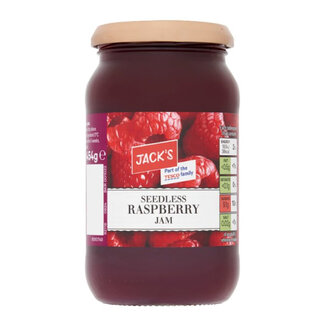 Jacks Seedless Raspberry Jam 454g
