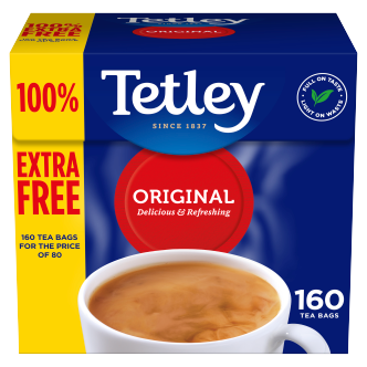 Tetley Tea Bags 160 per pack, British Online