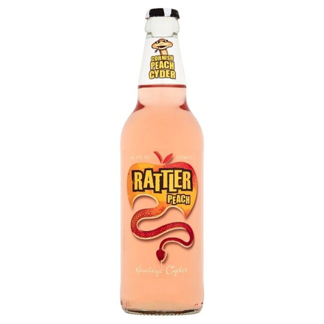 Healeys Rattler Peach Cornish Cyder 500ml