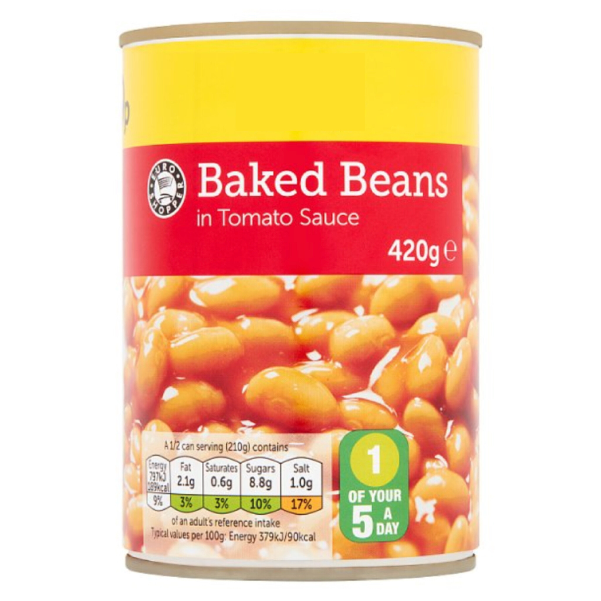 Euro Shopper Baked Beans in Tomato Sauce 420g Russells British Store