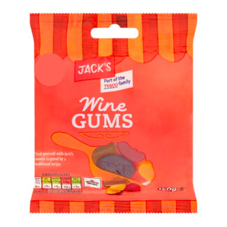 Jacks Wine Gums 140g